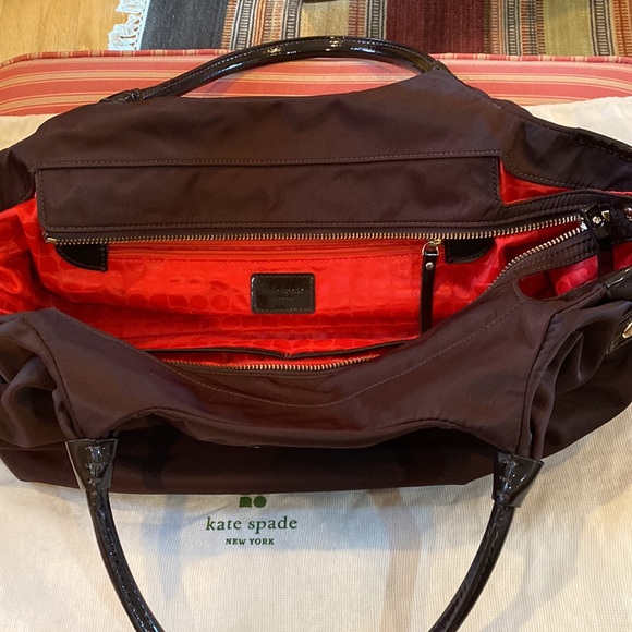 Kate Spade microfiber and patent leather purse - Picture 3 of 3